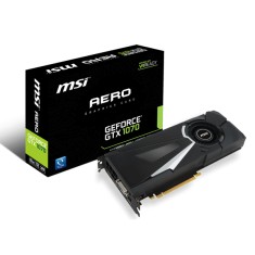 Placa de Video NVIDIA GeForce GTX 1070 8 GB GDDR5 256 Bits MSI GTX 1070 Aero 8G