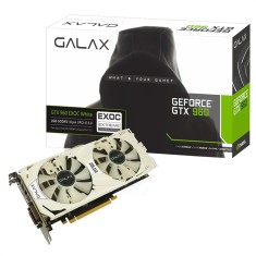 Placa de Video NVIDIA GeForce GTX 960 4 GB GDDR5 128 Bits Galax 96NPH8DVE8D4