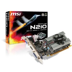 Placa de Video NVIDIA GeForce 210 1 GB DDR3 64 Bits MSI N210-MD1G/D3