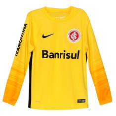 Camisa Goleiro infantil Internacional 2015 Manga Longa sem Número Nike