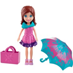 Boneca Polly Férias Com As Amigas Lila Mattel