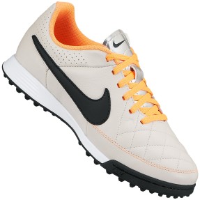 Chuteira Society Nike Tiempo Gênio Leather TF Infantil