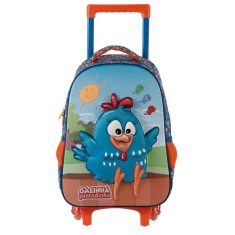 Mochila com Rodinhas Escolar Xeryus Galinha Pintadinha Dia Feliz 5050