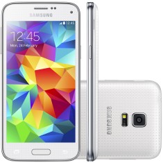 Smartphone Samsung Galaxy S5 Mini Duos G800H 16GB 8,0 MP 2 Chips Android 4.4 (Kit Kat) 3G Wi-Fi