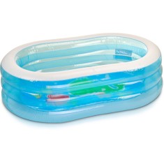 Piscina Inflável 238 l Oval Intex Baleia 57482