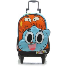 Mochila com Rodinhas Escolar Sestini Incrível Mundo de Gumball 16Y M 64101