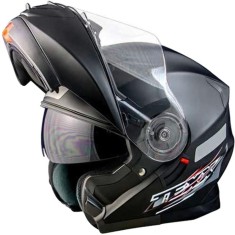 Capacete Texx Blitz Articulado Visor Solar Viseira Antirrisco
