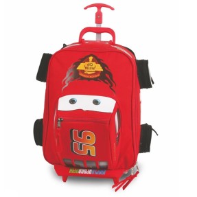 Mochila com Rodinhas Escolar Dermiwil Carros Carros 3D 50934