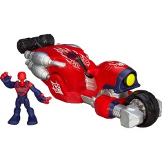 Boneco Homem Aranha Marvel Super Hero com Moto A7106/A5658 - Hasbro