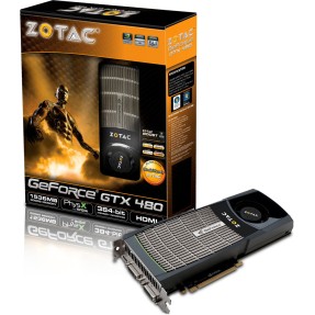 Placa de Video NVIDIA GeForce GTX 480 1,5 GB GDDR5 384 Bits Zotac ZT-40101-10P