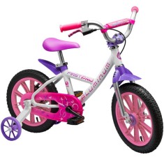 Bicicleta Nathor Aro 14 Freio a Disco First Pro Girl Aluminum