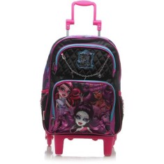 Mochila com Rodinhas Escolar Sestini Monster High 16Y01 M 64022