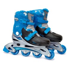 Patins In-Line Max Steel Brinquedos Fun Toys 7621-4