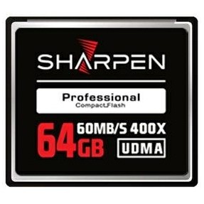 Cartão de Memória Compact Flash Sharpen 64 GB