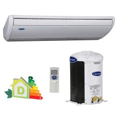 Ar Condicionado Split Piso / Teto Springer Carrier Space 18000 BTUs Controle Remoto Quente/Frio 42XQC018515LC / 38KQD018515MC