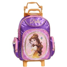 Mochila com Rodinhas Escolar Dermiwil A Bela e a Fera 51296 G