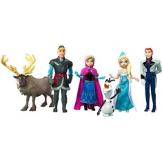Boneca Frozen Conjunto com 6 Mattel