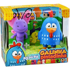 Boneca Galinha Pintadinha e Borboletinha Lider