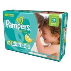 Fralda Pampers Total Confort Tamanho G 38 Unidades Peso Indicado 9 - 12,5kg
