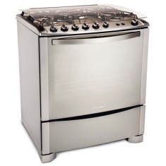 Fogão de Piso Electrolux Celebrate 5 Bocas Acendimento Automático Acabamento Inox Grill 76STX