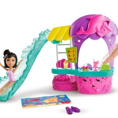 Boneca Polly Lanchonete Parque Aquático Mattel