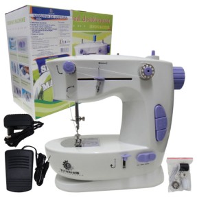 Máquina de Costura Portátil Doméstica 8088 - Black Bull