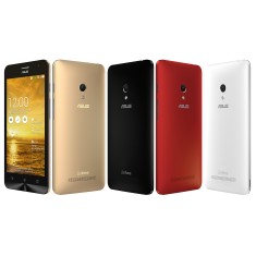 Smartphone Asus Zenfone 5 8GB A500CG 2GB RAM 8,0 MP 2 Chips Android 4.3 (Jelly Bean) 3G Wi-Fi
