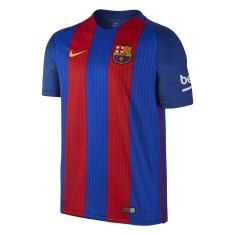Camisa Torcedor infantil Barcelona I 2016/17 sem Número Nike