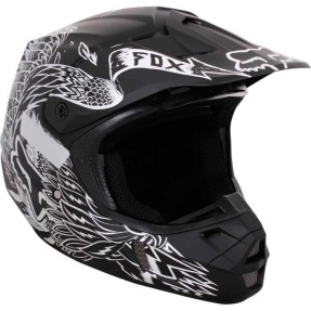 Capacete Fox V2 Valkari Off-Road Fecho de único botão