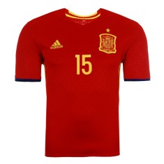 Camisa Torcedor Espanha I 2016 com Número Adidas