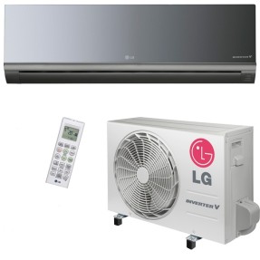 Ar Condicionado Split Hi Wall LG Libero Art Cool 12000 BTUs Inverter Controle Remoto Frio AS-Q122BRZ0