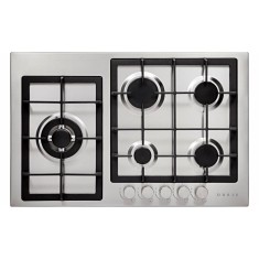 Cooktop Orbis 5 Bocas Acendimento Superautomático Acabamento Inox 745AAB