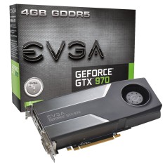 Placa de Video NVIDIA GeForce GTX 970 4 GB GDDR5 256 Bits EVGA 04G-P4-1970-KR