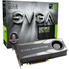 Placa de Video NVIDIA GeForce GTX 1060 3 GB GDDR5 192 Bits EVGA 03G-P4-5160-KR