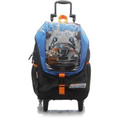 Mochila com Rodinhas Escolar Sestini Hot Wheels 16Y01 G 64051