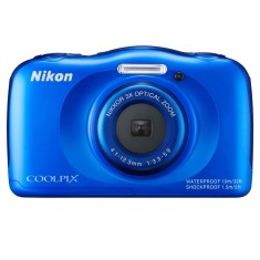 Câmera Digital Nikon Coolpix 13,2 MP À prova d'Água Full HD S33
