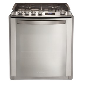 Fogão de Embutir Electrolux Celebrate Premium 4 Bocas Acendimento Superautomático Acabamento Inox Grill 56EFX