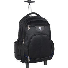 Mochila com Rodinhas Luxcel com Compartimento para Notebook Polo King EC21002PK