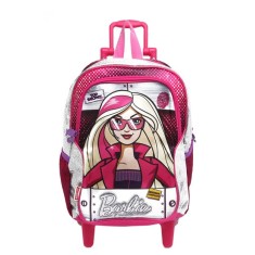 Mochila com Rodinhas Escolar Sestini Barbie Barbie e as Agentes Secretas M 64459