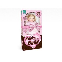 Boneca Adoro meu Bebê 80 Frases Super Toys