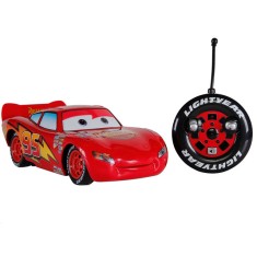 Carrinho de Controle Remoto Yellow Carros 2 Relâmpago Mcqueen 7 Funções