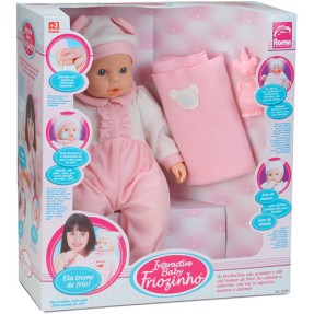 Boneca Interactive Baby Interactive Baby Friozinho Roma Brinquedos