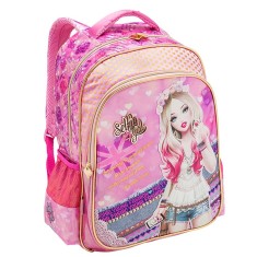 Mochila Escolar Pacific Selfie Girl Folk Romance 950B04 G