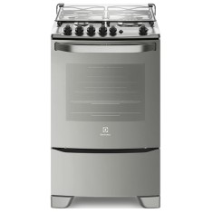 Fogão de Piso Electrolux Celebrate 4 Bocas Acendimento Automático Acabamento Inox 56TAX