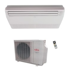 Ar Condicionado Split Piso / Teto Fujitsu 23000 BTUs Inverter Controle Remoto Quente/Frio ABBF24LAT / AOBA24LALL