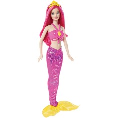 Boneca Barbie Mix & Match Sereia Rosa Mattel
