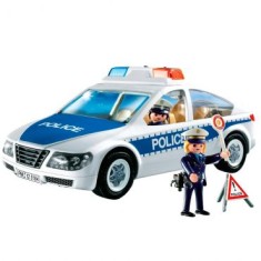Boneco Playmobil City Action Carro de Policia - Sunny