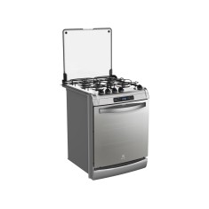 Fogão de Embutir Electrolux 4 Bocas Acendimento Automático Acabamento Inox 50ERX