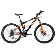 Bicicleta Mountain Bike Houston 24 Marchas Aro 26 Suspensão Full Suspension Freio a Disco FR2