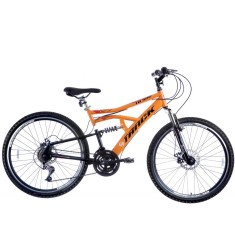Bicicleta Mountain Bike Track & Bikes 21 Marchas Aro 26 Suspensão Full Suspension Freio a Disco TB 500